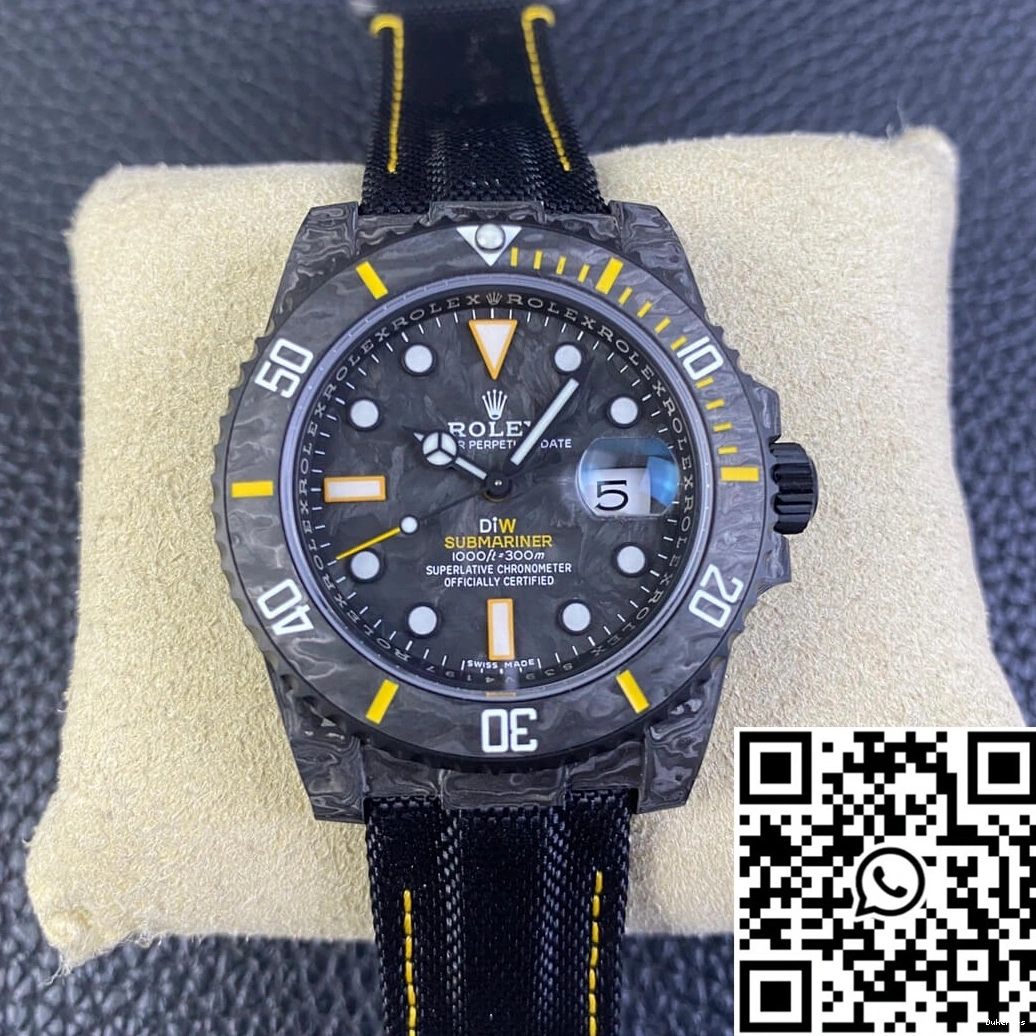 Fiber Factory Black Bezel Carbon Rolex DIW Submariner VS 0104